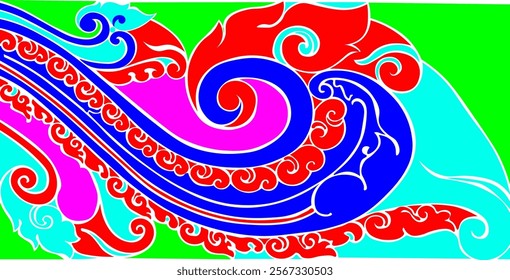 foliage pattern. traditional pattern. floral pattern