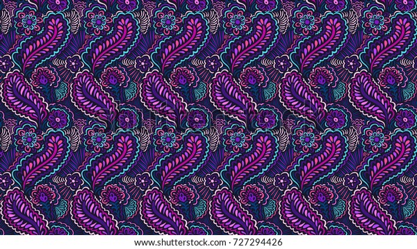 foliage pattern vibrant abstract textile glow stock vector royalty free 727294426 shutterstock