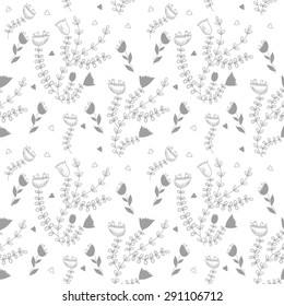 Foliage seamless pattern.