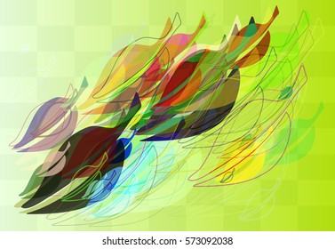 foliage vector background