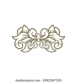 Foliage vector, Ornament. Decorative Vector. Ornaments Art. Baroque Picture. Baroque ornament Image. Filigree vector. Decorative design.