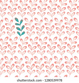 folk art flowers swedish seamless pattern vector on white 