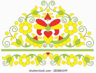  folk art motif