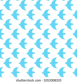 Folk art pattern in Scandinavian, Nordic style