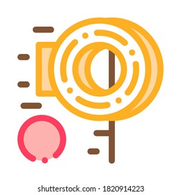 Folk Ball Game Icon Vector. Outline Folk Ball Game Sign. Isolated Contour Symbol Illustration