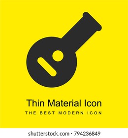 Folk bright yellow material minimal icon or logo design