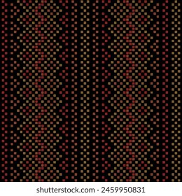 folk carpet. hand drawn squares. vector seamless pattern. decorative art. brown repetitive background. geometric fabric swatch. wrapping paper. continuous design template for textile, linen, decor