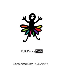 Folk dance icon