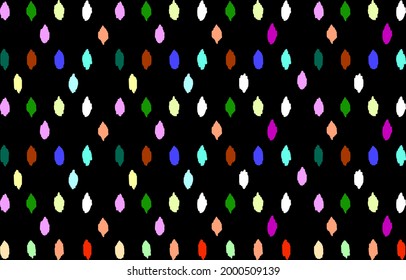 Folk embroidery. Indian, Scandinavian, Gypsy, Mexican, African rug. Ikat geometric folklore ornament with diamonds. Tribal ethnic vector texture. Seamless striped pattern in Aztec style.
