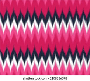 Folk embroidery pink, ethnic abstract blue.Seamless geometric pattern in tribal, and Mexican style.Aztec geometric art ornament print.Design for carpet,wallpaper,clothing,wrapping,fabric,cover,textile