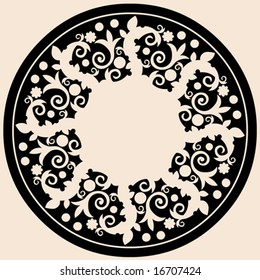 folk floral pattern