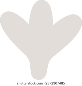 Folk Flower Bud Vector Illustration