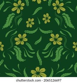 Folk flowers print Floral pattern Ethnic art