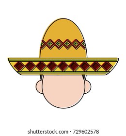 folk hat mexican culture related icon image 