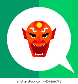 Folk Mask Vector Icon 2