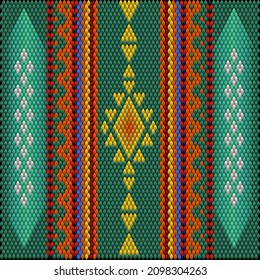 Folk ornament, national pattern, ethnic embroidery, ornamental texture, traditional geometric motives of the tribes of the African continent.