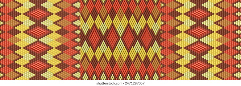  Folk ornament, national pattern, ethnic embroidery, ornamental texture, traditional geometric motives of the tribes of the Australian continent.