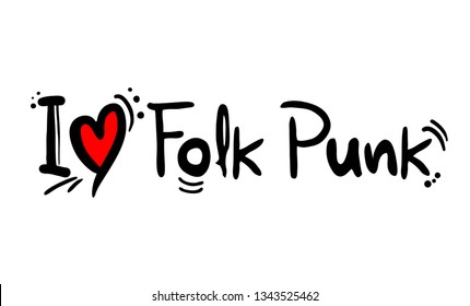 Folk Punk music style love