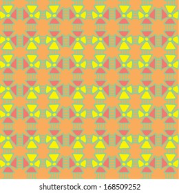 Folk retro pattern. Abstract background.