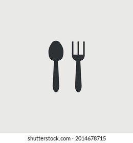 Essen im Restaurant mit Folk und Löffel