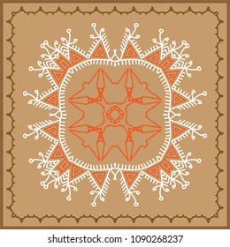 Folk, Tribal Design, Motif, Wall Painting Vector Art