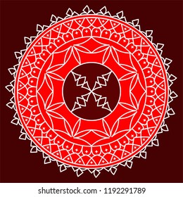 Folk, Tribal Design, Motif, Wall Painting Vector Art Illustration