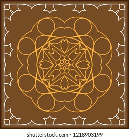 Folk, Tribal Design, Motif, Wall Painting Vector Art Illustration