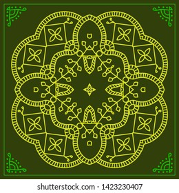 Folk, Tribal Design, Motif, Wall Painting Vector Art