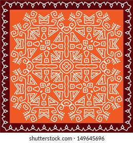 Folk, Tribal Design, Motif, Wall Painting