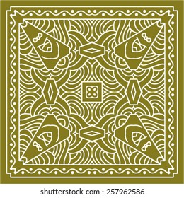 Folk, Tribal Design, Motif, Wall Painting Vector Art 