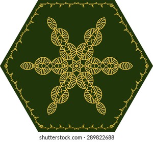 Folk, Tribal Design, Motif, Wall Painting Vector Art 