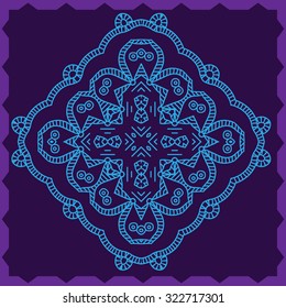 Folk, Tribal Design, Motif, Wall Painting Vector Art