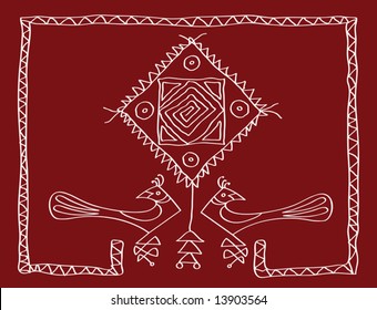 Folk (tribal Designs, Motif) Series 003