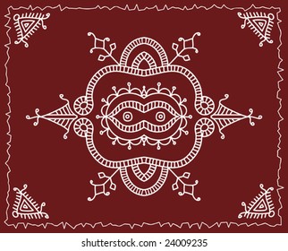 Folk, tribal Designs, Motif, wall painting