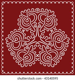 Folk, Tribal Designs, Motif, Wall Painting