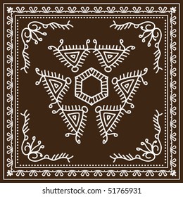 Folk, Tribal Designs, Motif, Wall Painting