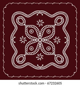 Folk, Tribal Designs, Motif, Wall Painting