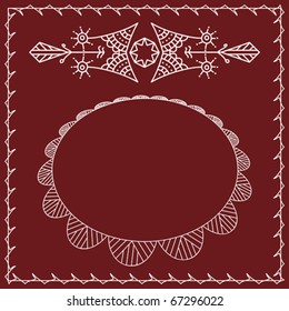 Folk, Tribal Designs, Motif, Wall Painting