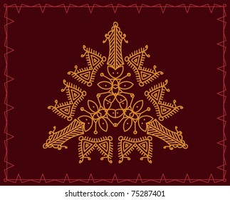Folk, Tribal Designs, Motif, Wall Painting
