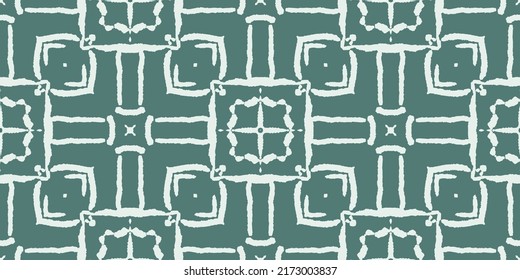 Folk Vector Boho Rug. Aqua Graphic Decoration. Carpet Bohemian Trendy. Teal Artwork Ceramic. Aqua Abstract Design. Aztec Tapestry. Pillowcase Hippie Geometric.