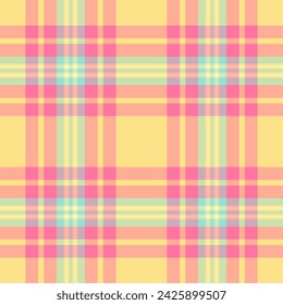 Folklore background plaid tartan, hipster seamless textile vector. Nostalgic texture fabric pattern check in red and light color.