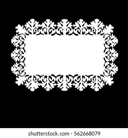 Folklore beautiful lace,with an openwork pattern.