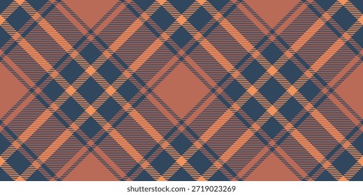 Folclore verificar fundo tartan, seleção xadrez textura de tecido. Padrão vibrante têxtil vetor sem emenda na paleta de cores ciano e vermelho.