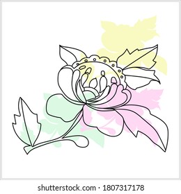 Folklore composition for textiles.Pattern.Motif.Image on a white background.