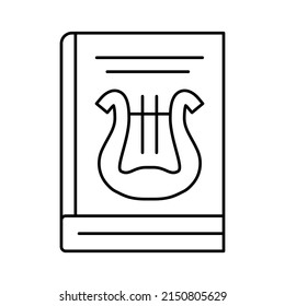 folklore genre line icon vector. folklore genre sign. isolated contour symbol black illustration