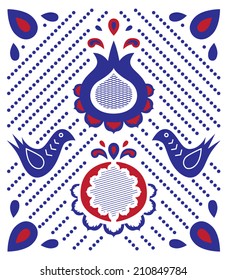 folklore pattern for background