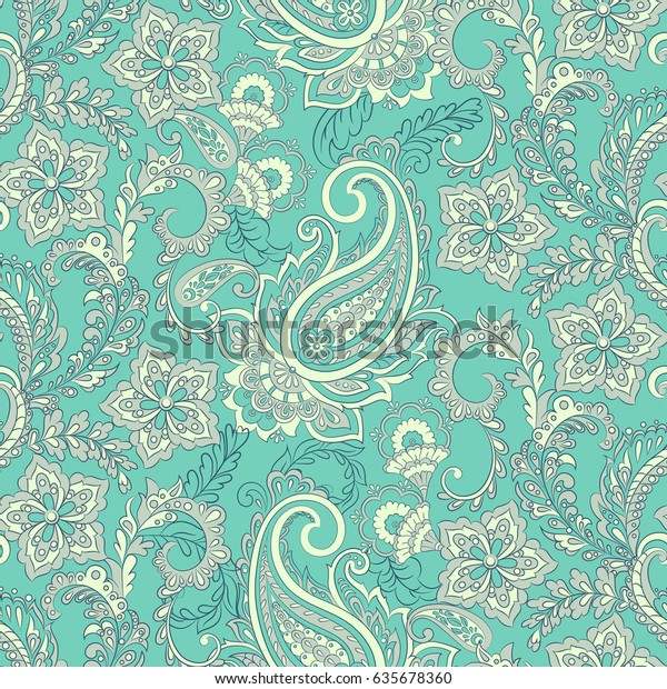 Folkloric Batik Vector Ornament Ethnic Paisley Stock Vector (Royalty ...