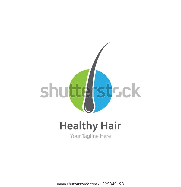 Follicle Hair Treatment Logo Vector Icon Stock Vector (Royalty Free ...
