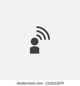 follow base icon. Simple sign illustration. follow symbol design. Can be used for web, print and mobile