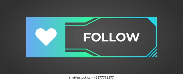 Follow button with heart icon. Stream button